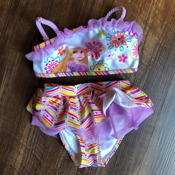 rapunzel swimming costume